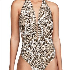 NWOT One piece bathing suit by Norma Kamali Size Medium